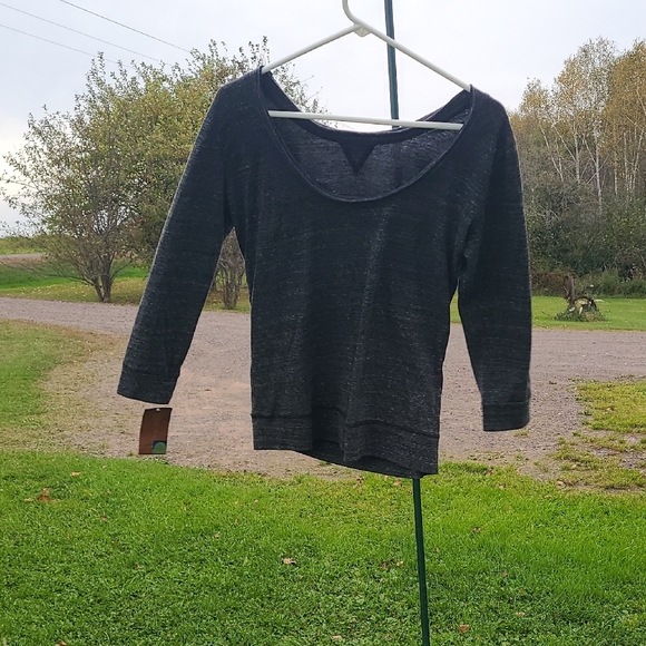 Distant Replay Gray ARMY Top - Picture 3 of 6